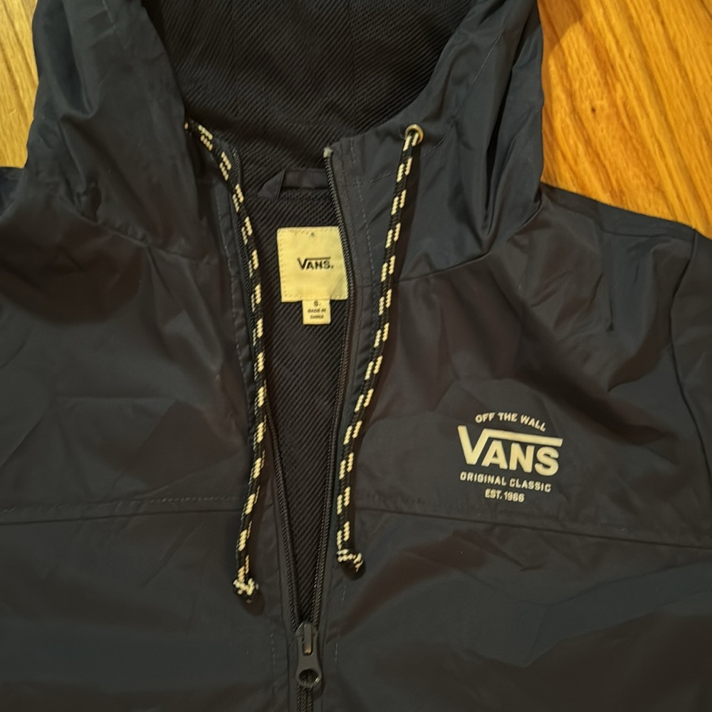 VANS Kastle MTE Long Windbreaker Hooded Zip Jacket - Picture 4 of 11